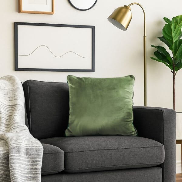 SOGA 2X 45cm Velvet Pillowcase (Sage Green) - Image 3