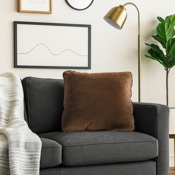 SOGA 2X 45cm Velvet Pillowcase (Rich Brown) - Image 3