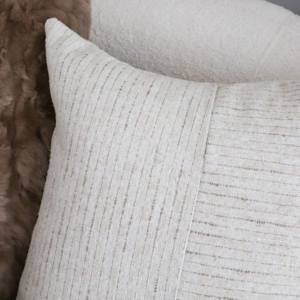 SOGA 2X 45cm Vibrant Floral Linen Pillowcase – Neutral Beige - Image 3