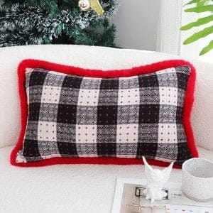 SOGA 2X 45cm CozyFest Buffalo Plaid Pillowcase