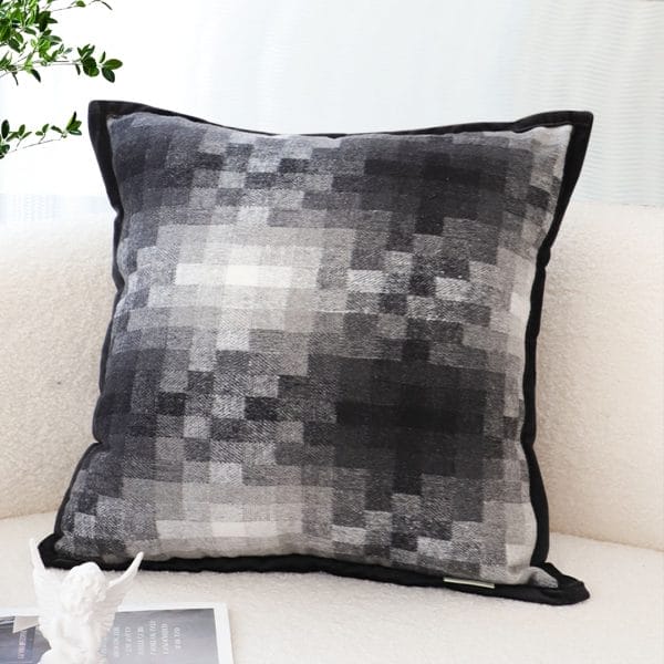 SOGA 2X 45cm Pixelated Comfort Square Pillowcase - Image 3