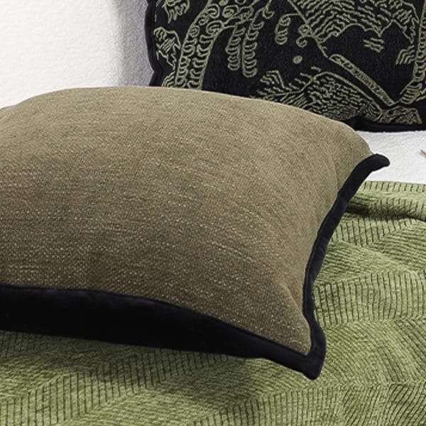 SOGA 2X 45cm Soft Olive Green Square Decorative Pillowcase - Image 3