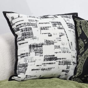 SOGA 2X 45cm Modern Monochrome Grid Pillowcase