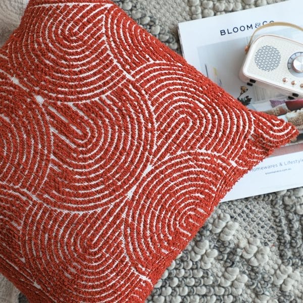 SOGA 2X 45cm Burgundy Cinnabar Rectangular Pillowcase for Home Decor