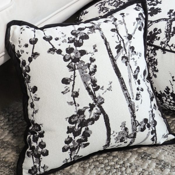 SOGA 2X 45cm Black & White Botanical Modern Pillowcase - Image 4