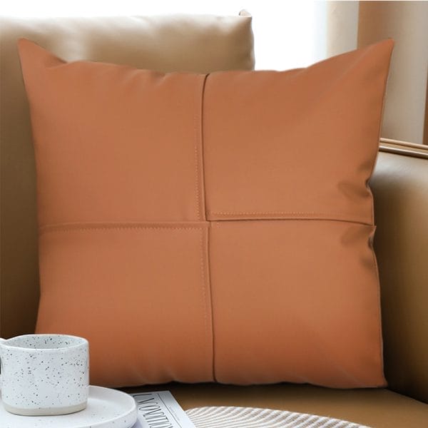 SOGA 2X 45cm Modern Terracotta Solid Color Textured Pillowcase - Image 4