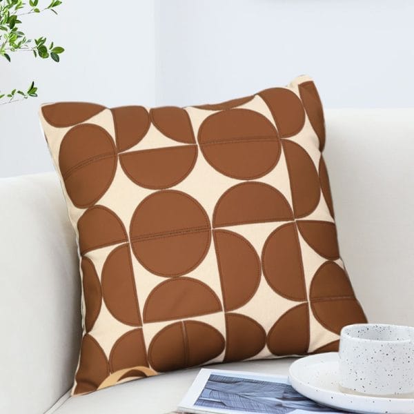 SOGA 2X 45cm Retro Geometric Circle Pillowcase - Image 4