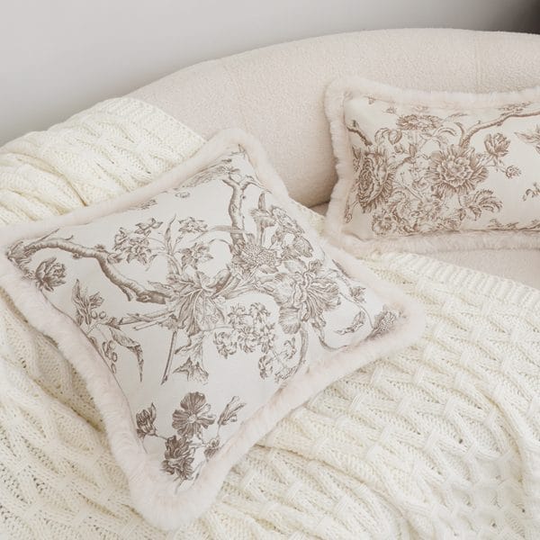 SOGA 2X 45cm Sage Green Botanical Embroidered Pillowcase - Image 4