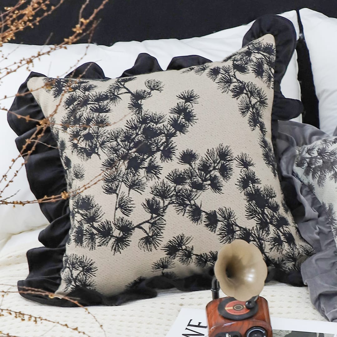 SOGA 2X 45cm Vintage Floral Decorative Pillow Cover