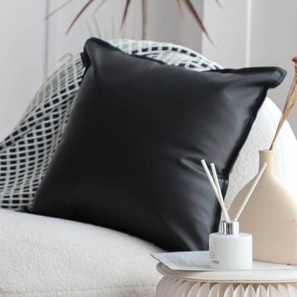 SOGA 2X 45cm Modern Minimalist Black Throw Pillow Cover - Image 4
