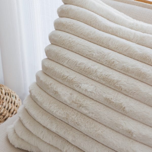 SOGA 2X 45cm Boho Cream Tassel Throw Pillow Cover - Image 4