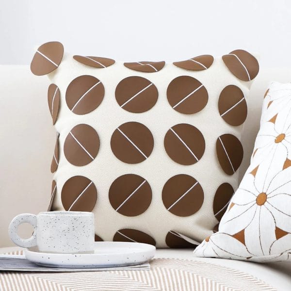 SOGA 2X 45cm Mid-Century Dot Pattern Pillow Cover - Image 4