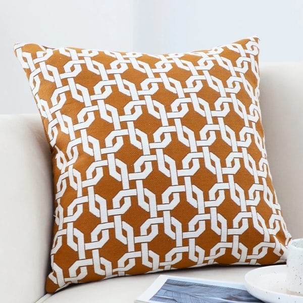 SOGA 2X 45cm Moroccan Lattice Decorative Pillow Cover - Image 4