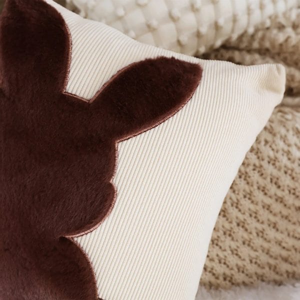 SOGA 2X 45cm Bunny Silhouette Pillowcase - Image 4