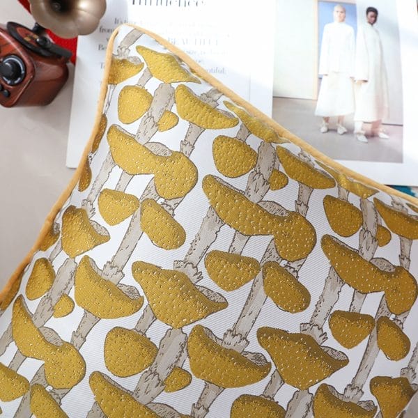 SOGA 2X 45cm Ginkgo Leaf Pillowcase (Yellow) - Image 4