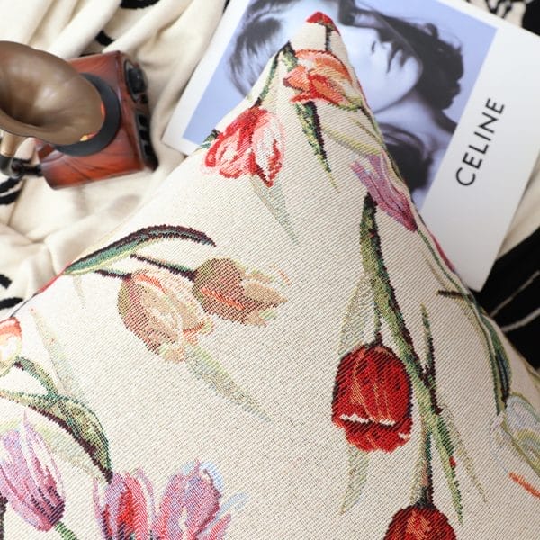 SOGA 2X 45cm Botanical Floral Pillowcase (Light) - Image 4