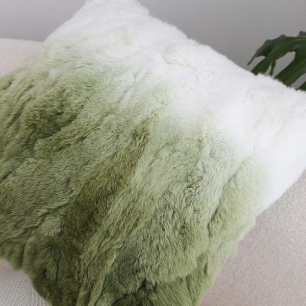 SOGA 2X 45cm Ombre Faux Fur Pillowcase - Image 4
