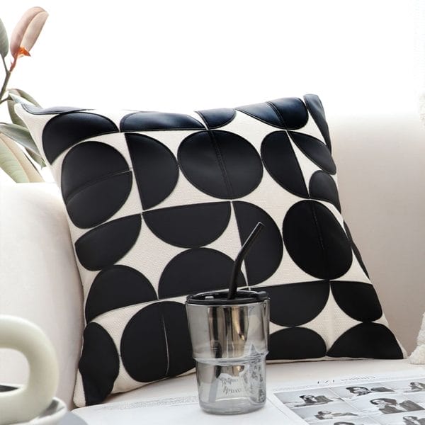 SOGA 2X 45cm Modern Geometric Circles Pillowcase - Image 4
