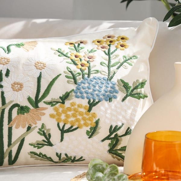 SOGA 2X 30x50cm Botanical Meadow Pillowcase - Image 4