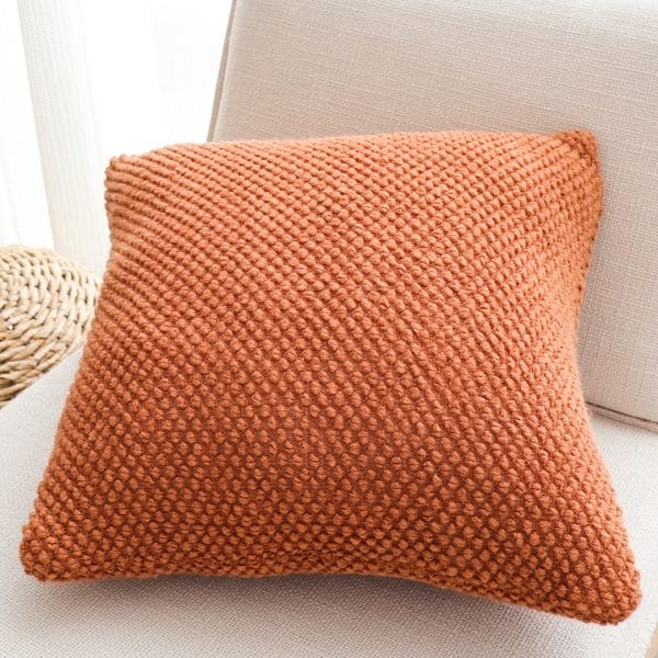 SOGA 2X 45cm Textured Terracotta Pillowcase - Image 4