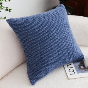 SOGA 2X 45cm Textured Navy Pillowcase