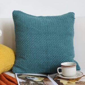 SOGA 2X 45cm Textured Teal Pillowcase