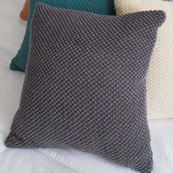 SOGA 2X 45cm Textured Charcoal Pillowcase - Image 4