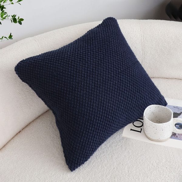 SOGA 2X 45cm Textured Midnight Pillowcase