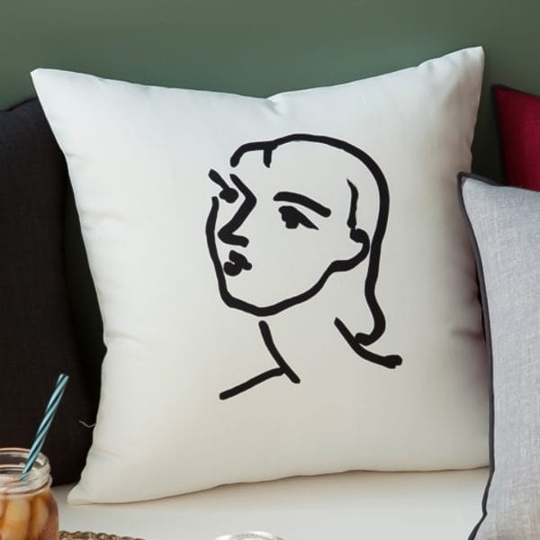 SOGA 2X 45cm Abstract Portrait Pillowcase - Image 4