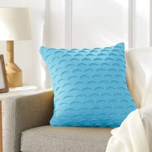 SOGA 2X 45cm Scalloped Wave Pillowcase (Soft Mint)