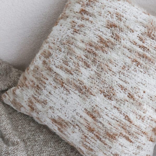 SOGA 2X 45cm Faux Fur Geometric Pillowcase – Gold - Image 4