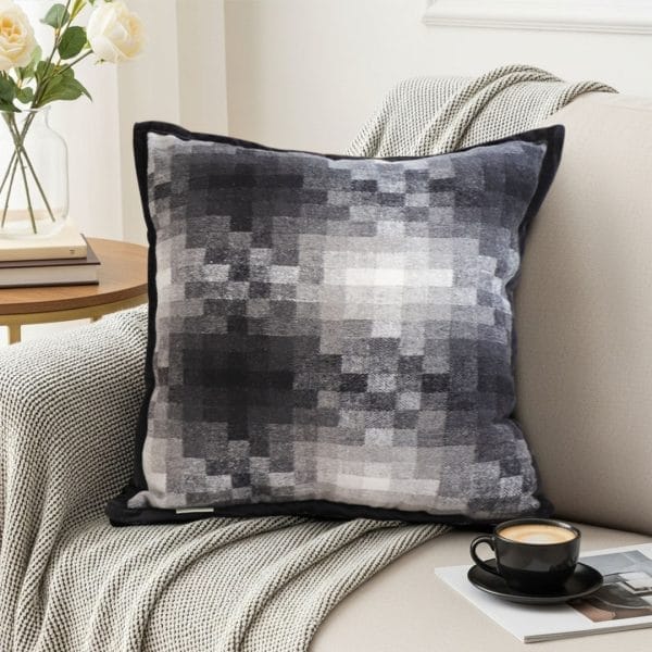SOGA 2X 45cm Pixelated Comfort Square Pillowcase - Image 4