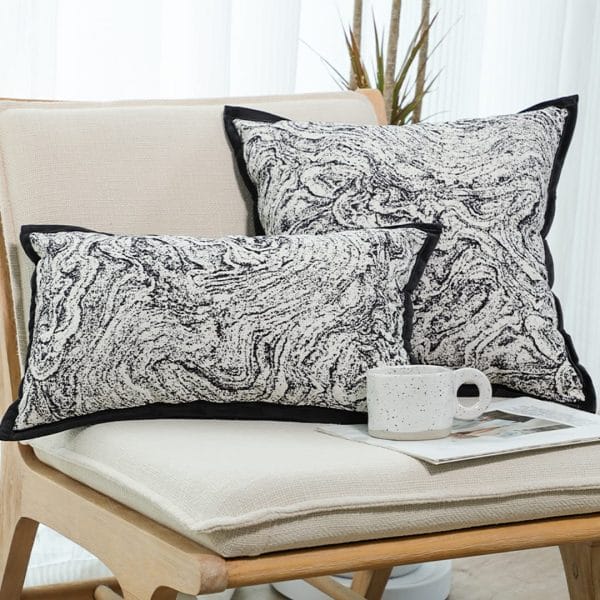 SOGA 2X 30x50cm Artistic Black Border Rectangular Pillowcase - Image 5