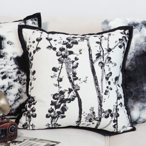 SOGA 2X 45cm Black & White Botanical Modern Pillowcase - Image 5