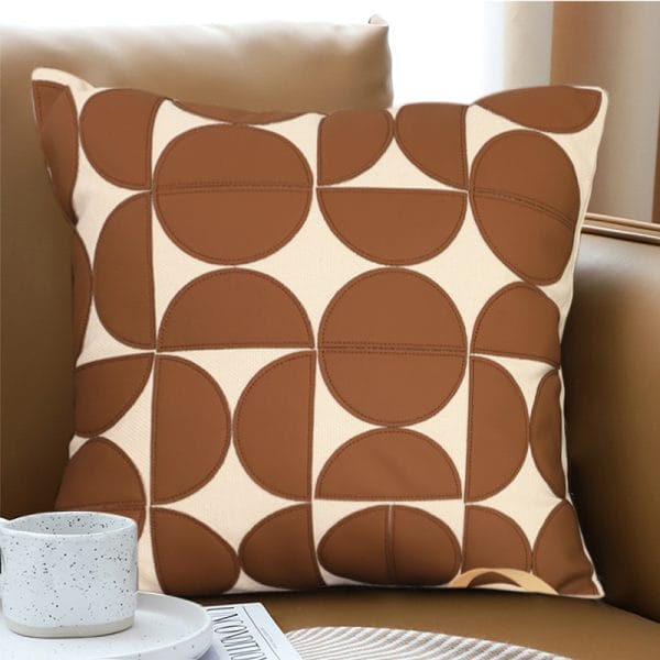SOGA 2X 45cm Retro Geometric Circle Pillowcase - Image 5