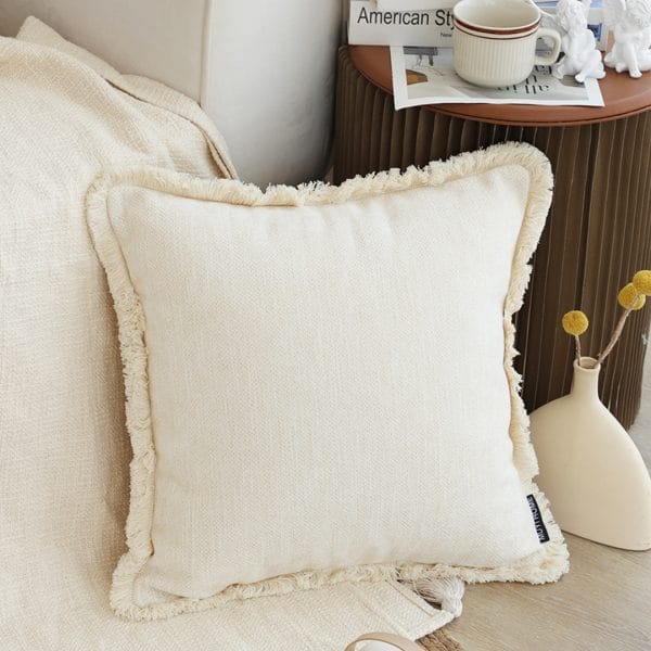 SOGA 2X 45cm Cream White Pillowcase - Image 5