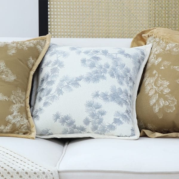 SOGA 2X 45cm Gray Floral Pillowcase - Image 5