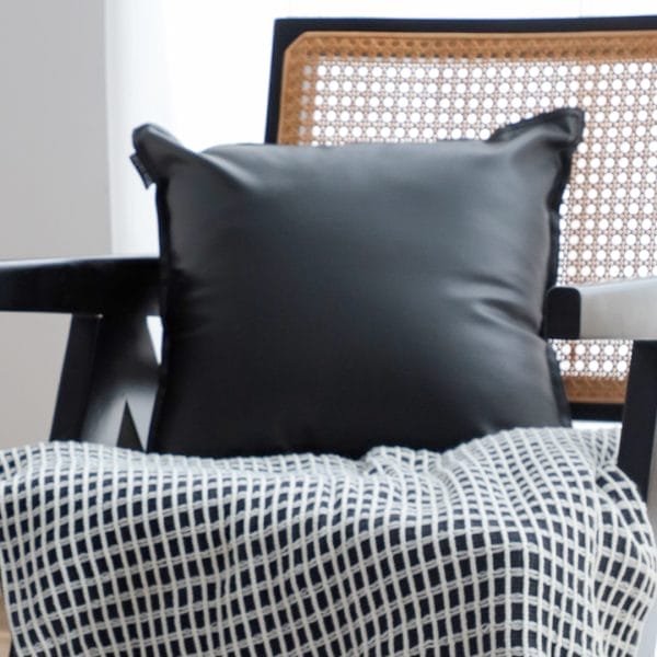 SOGA 2X 45cm Modern Minimalist Black Throw Pillow Cover - Image 5