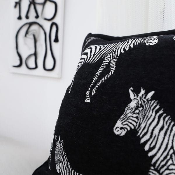 SOGA 2X 45cm Wildlife Zebra Scene Decorative Pillow Cover - Image 5