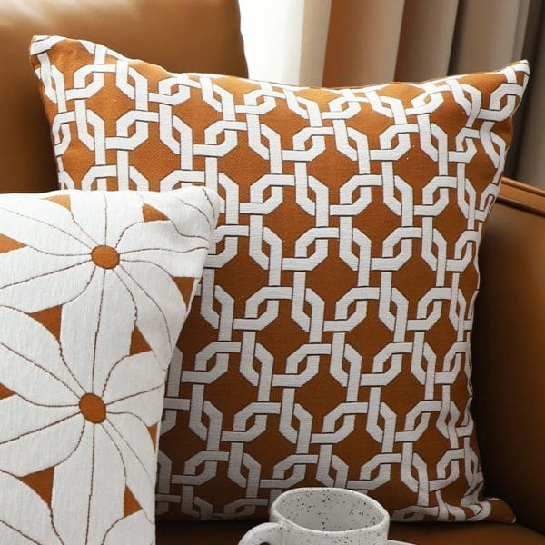 SOGA 2X 45cm Moroccan Lattice Decorative Pillow Cover - Image 5
