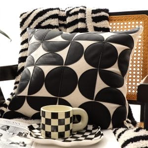 SOGA 2X 45cm Modern Geometric Circles Pillowcase