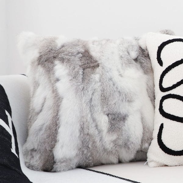 SOGA 2X 45cm Premium White Faux Fur Pillowcase - Image 5