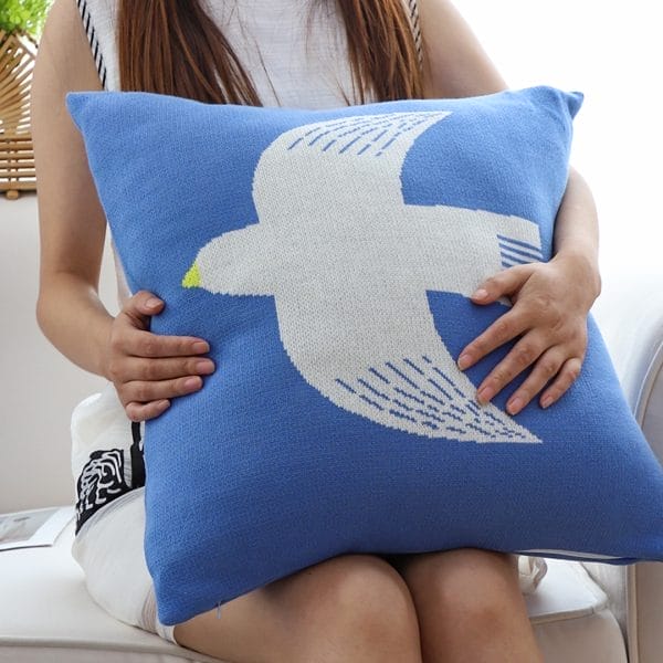 SOGA 2X 45cm Classic Blue Dove Christmas Pillowcase - Image 5