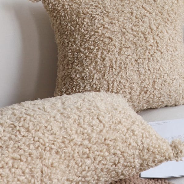 SOGA 2X 30x50cm Caramel Bouclé Luxury Pillowcase - Image 5