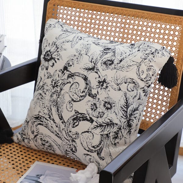 SOGA 2X 45cm Bold Abstract Black & White Pillowcase - Image 5