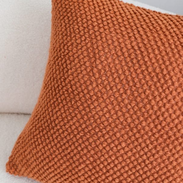 SOGA 2X 45cm Textured Terracotta Pillowcase - Image 5