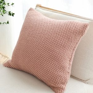 SOGA 2X 45cm Textured Coral Pillowcase