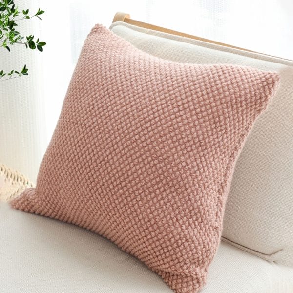 SOGA 2X 45cm Textured Coral Pillowcase