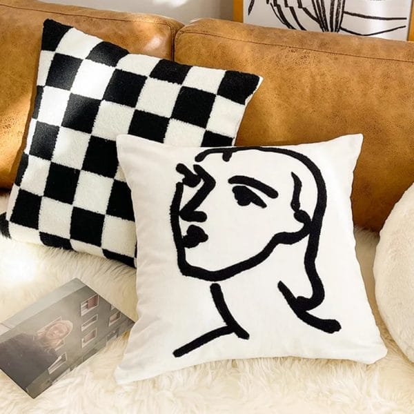 SOGA 2X 45cm Abstract Portrait Pillowcase - Image 5
