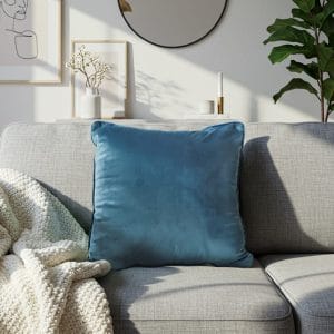 SOGA 2X 45cm Velvet Pillowcase (Deep Teal)